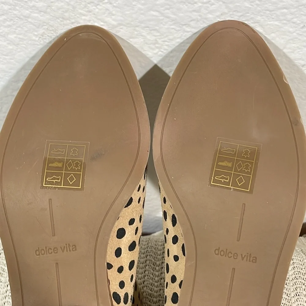 Dolce vita leather 6.5 Kadie cheetah shoe booties Leopard Cheetah Animal print